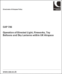 CAP 736 - Operation of Directed Light within UK Airspace